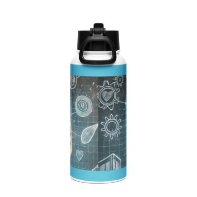 Empowerment Stainless steel water bottle with a straw lid - Image 2