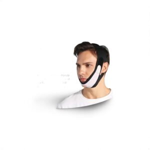 Double Chin Mask, Far Infrared Chin Strap V Line Face Chin Lifting Strap, Jaw Exerciser for Men