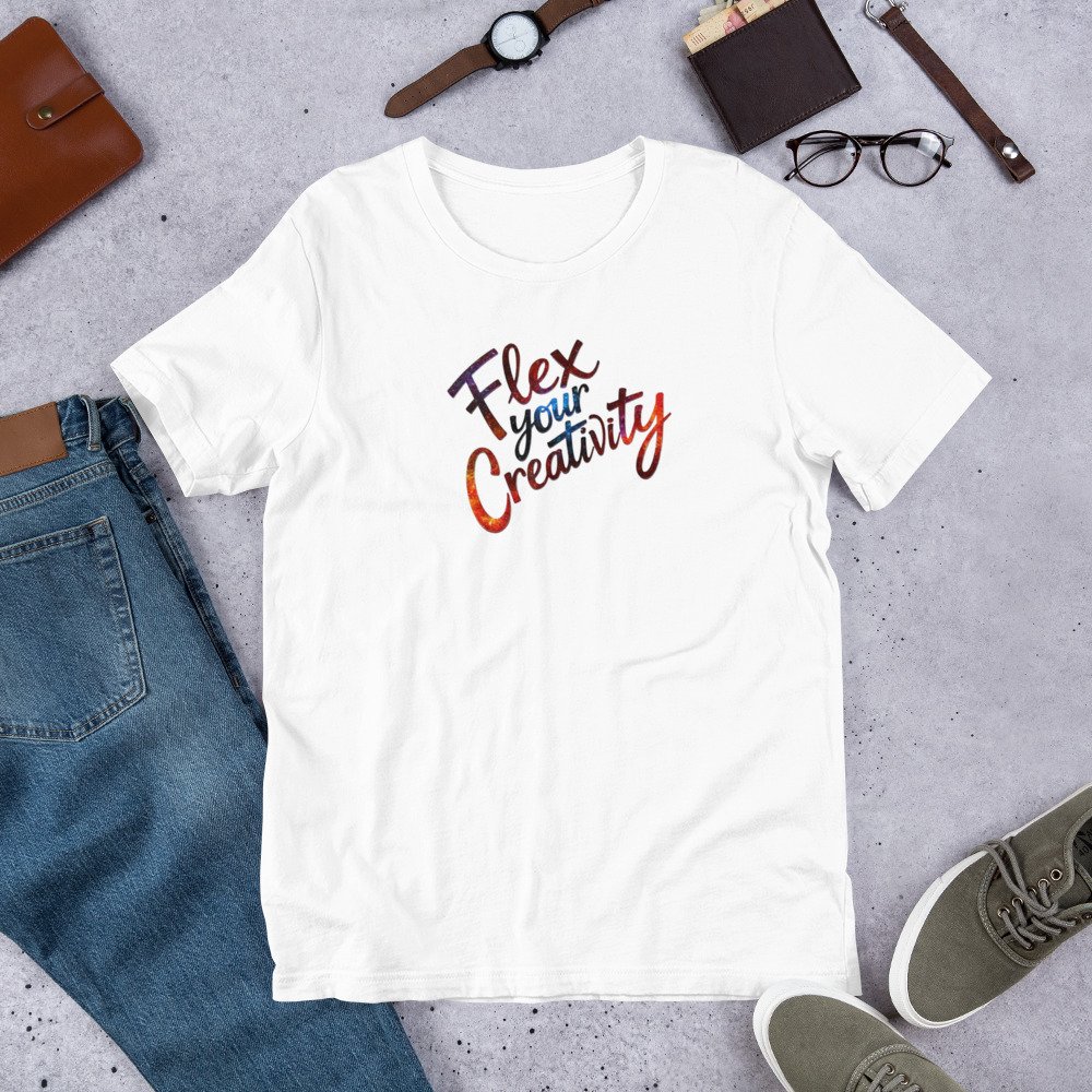 Flex Your Creativity Unisex t-shirt - Image 3